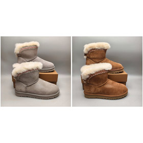 UGG Classic Novelty Warm, Simple, Comfortable Short Snow Boots -4502